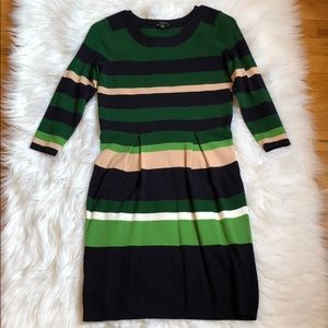 Ann Taylor Dresses - Green and blue striped dress Ann Taylor Dresses - Green and blue striped dress